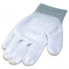 DESCO Europe - ESD rukavice s povrchovou úpravou dlaně, bílé, velikost XL, 221511