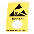 Charleswater - Štítek Earth Bonding Point (EBP), 25x45mm, pásek s 10 štítky, 229245