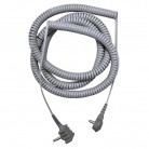DESCO Europe - Spirálový uzemňovací kabel SCS, dvouvodičový, 6,0m, šedý, 2371R