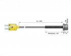 OEM CO - Čidlo pro přišroubování B & B Thermotechnik, typ K (NiCrNi), -50 až +400 °C, se závitem