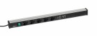 Treston - Kabelový kanál 683, 5 zásuvek, 2 USB, 2 CAT6A, vypínač TPR7-003
