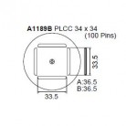  - Tryska A1189B-PLCC 34x34 mm 