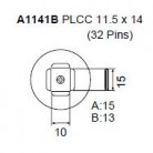  - Tryska A1141B-PLCC 11.5x14 mm