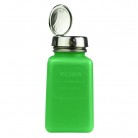 Charleswater - ESD dávkovací lahvička One-Touch durAstatic®, zelená, 180ml, 35273
