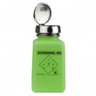 Charleswater - ESD dávkovací lahvička One-Touch durAstatic®, zelená, nápis "IPA", 180ml, 35275