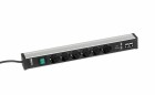 Kabelový kanál 468, 6 zásuvek, 2 USB, 2 CAT6A, vypínač, TPR4-003-FR