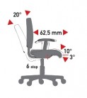 Mechanismus TS (tension soft) - synchronizovaný sklon sedadla/opěradla, posuvného sedadla, záporného sklonu sedadla