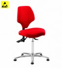 ESD pracovní židle NUVOLETTA, AS2, ESD5, A-NT2472HAS červená