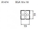 Hakko - Tryska A1474-BGA 18x18 mm