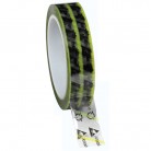 Charleswater - ESD lepicí páska Wescorp™, průhledná se žlutými pruhy, se symboly, celulózová, 24mmx65,8m, 242276