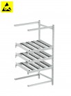  - Boční rozšíření Treston FiFo Flow Rack, M900, ESD, 933x805x1860mm, TFR900SE-49