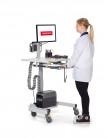 Mobilní pracovní stůl s napájením Treston PowerX Move TPXMO8060L-41