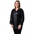DESCO Europe - ESD košile s manžetami a límcem, černá, velikost XL, 221434