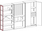 Koncový rám 400x2400, otevřený 851717-49