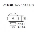  -  Tryska  A1135B-PLCC 17.5x17.5 mm