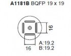 Určeno pro pouzdra BQFP 19x19 mm 