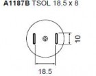 Určeno pro pouzdra TSOL 18.5x8 mm 