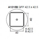  - Tryska A1215B-QFP 42.5x42.5 mm