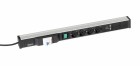 Treston - Kabelový kanál 683, 4 zásuvky, 2 USB, fcp, vypínač, TPR7-008-FR