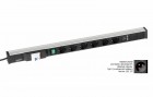 Treston - Kabelový kanál 836, 6 zásuvek, 2 USB, fcp, vypínač TPR9-010