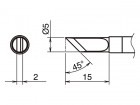 Hakko - Pájecí hrot HAKKO T39-K
