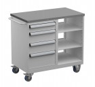 Treston - Vozík na nářadí Tool Trolley 5, ocelová deska, TWIN45-005-41