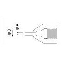 Hakko - Odpájecí hrot  A 1503, Nozzle 2,0 mm