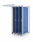Treston - Systém skladování nářadí, modrý, 4 panely, 830518-07