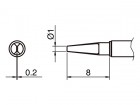 Pájecí hroty HAKKO T52-L1, 2ks/bal