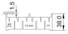 Držák DPS 40,5, 3 mm SF30.0005