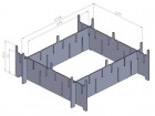 Držák DPS 40,5, 1,5 mm SF30.0004