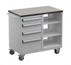 Treston - Vozík na nářadí Tool Trolley 5, vinylová deska, TWIN45-105-41