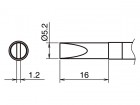  - Pájecí hrot HAKKO T39-DL52