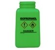 DESCO Europe - ESD dávkovací lahvička durAstatic®, bez víčka, zelená, nápis "Isopropanol", 180ml, 35737