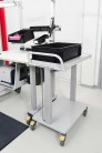 Vozík SAPEL s elektricky nastavitelnou výškou, 500x750mm, 2 nohy, SAPEL50752L-41