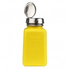 Charleswater - ESD dávkovací lahvička One-Touch durAstatic®, žlutá, 180ml, 35276