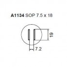  - Tryska A1134-SOP 7.5x18 mm