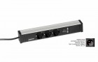 Treston - Kabelový kanál 331, 3 zásuvky, 2 USB TPR3-001