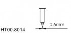 Dávkovací jehla kovová 0,60 mm HT00.8014