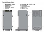 Odsávací zařízení PrintPRO Oracle DS SS, nerez, 1 x pěnový filtr, HEPA filtr, vzduchový filtr