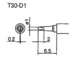 Hakko - Pájecí hrot T30-D1