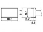  - Odpájecí Tunnel 9,5x18,3 T15-1003