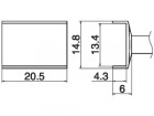  - Odpájecí tunel 13,4x20,5 T15-1009