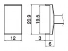 Hakko - Odpájecí tunel 19,5x12 T15-1010 