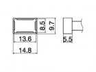  - Odpájecí hrot Quad 13,6x8,5 T15-1201