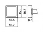 Pájecí hrot Quad 15,5x15,5 T15-1207