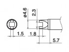  - Odpájecí hrot T15-R23 -2,3R