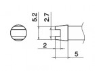 Odpájecí hrot T15-R27 -2,7R