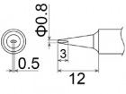 Hakko - Pájecí hrot T22-D08