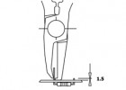 Štípací kleště TR 5000 15 D, ESD